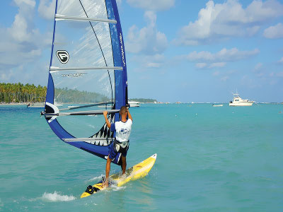 Dominikana - hotel Barceló Bávaro Beach, windsurfing, sporty wodne, tropical sun