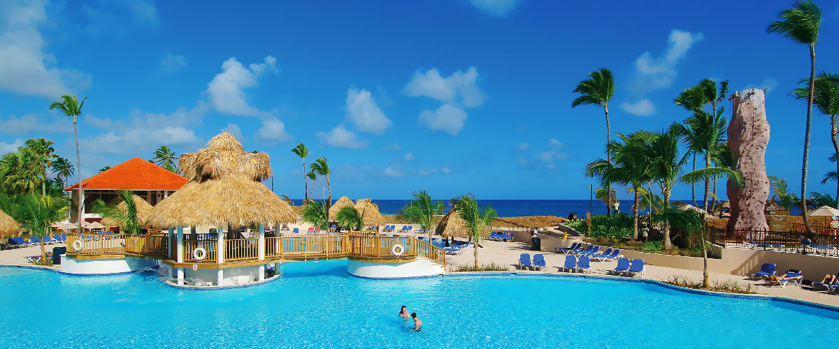 Dominikana - hotel Barcelo Punta Cana, basen, tropical sun
