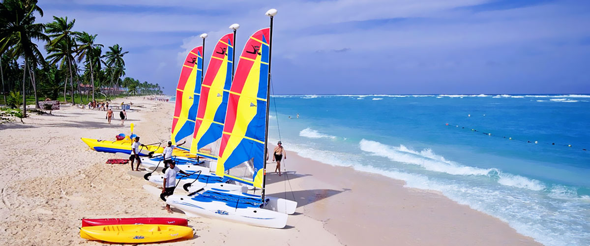 Dominikana - hotel Grand Bahia Principe Punta Cana, plaża Bavaro, sporty wodne, tropical sun