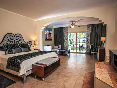 Dominikana - hotel Majestic Elegance Punta Cana, pokój Elegance Club Majestic Jr. Suite (Swim Up), tropical sun
