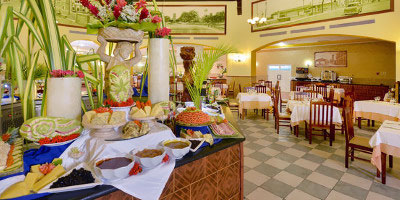 Kuba - hotel Iberostar Playa Alameda, Ice Cream Saloon, tropical sun