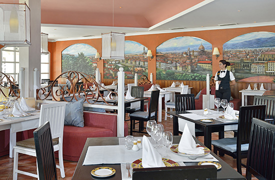 Kuba - hotel Paradisus Princesa del Mar Resort & Spa, restauracja Firenze, tropical sun