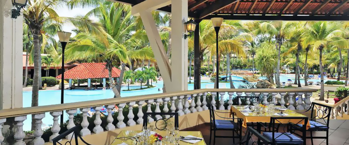 Kuba - hotel Sol Sirenas Coral, restauracja, tropical sun