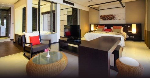 Mauritius - hotel Crystals Beach Hotel Resort & Spa, pokój Family Prestige, tropical sun