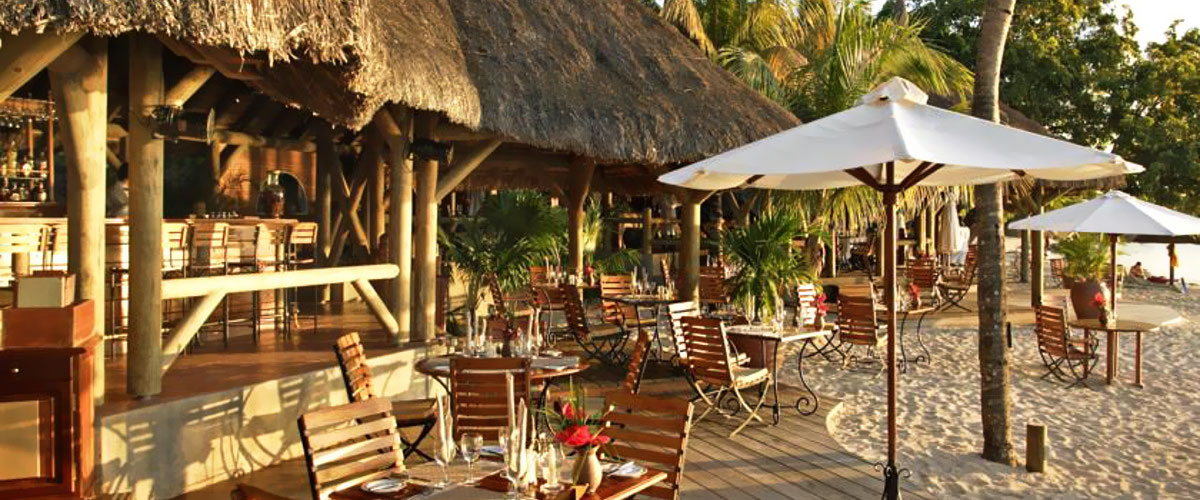 Mauritius - Maritim Hotel, restauracja na plaży, tropical sun