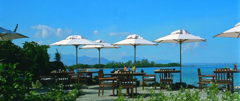 Mauritius - hotel The Oberoi, restauracja On the Rocks, tropical sun