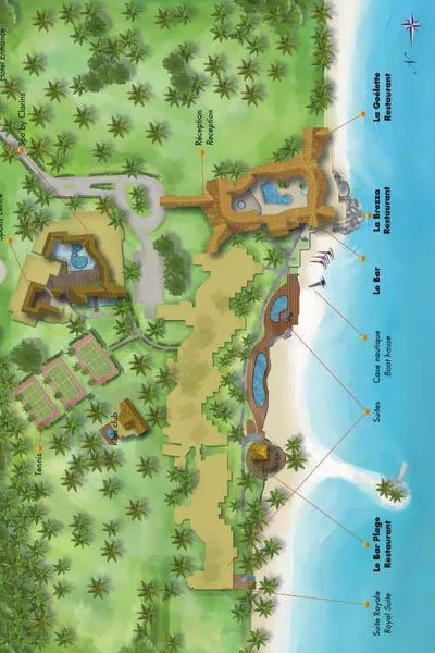 Mauritius - hotel Royal Palm, lokalizacja, mapa, tropical sun