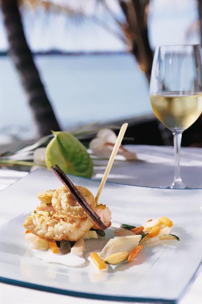 Mauritius - hotel Royal Palm, wykwintne jedzenie, tropical sun