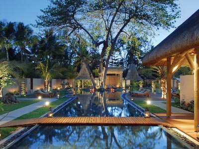 Mauritius - hotel Shandrani Resort & Spa, basen, spa & wellness, tropical sun