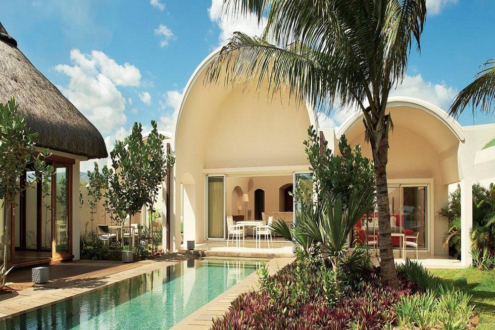 Mauritius - hotel Sofitel So, basen, tropikalna roślinność, tropical sun
