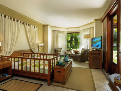 Mauritius - hotel Dinarobin Hotel Golf & Spa, pokój Family Suite, tropical sun
