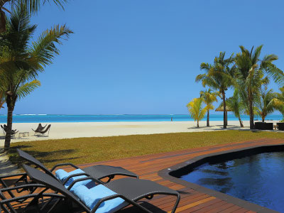Mauritius - hotel Dinarobin Hotel Golf & Spa, Villa, plaża, ocean indyjski, tropical sun