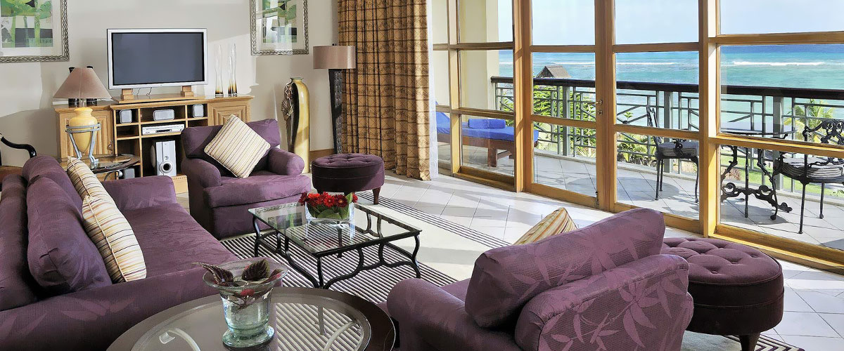 Mauritius - hotel Le Meridien Ile Maurice, pokój Royal Suite Ocean View, tropical sun
