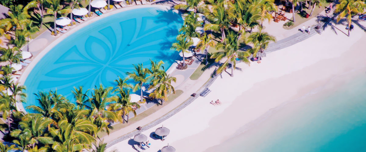 Mauritius - hotel Paradis Hotel & Golf Club, basen, rajska plaża, tropical sun tours