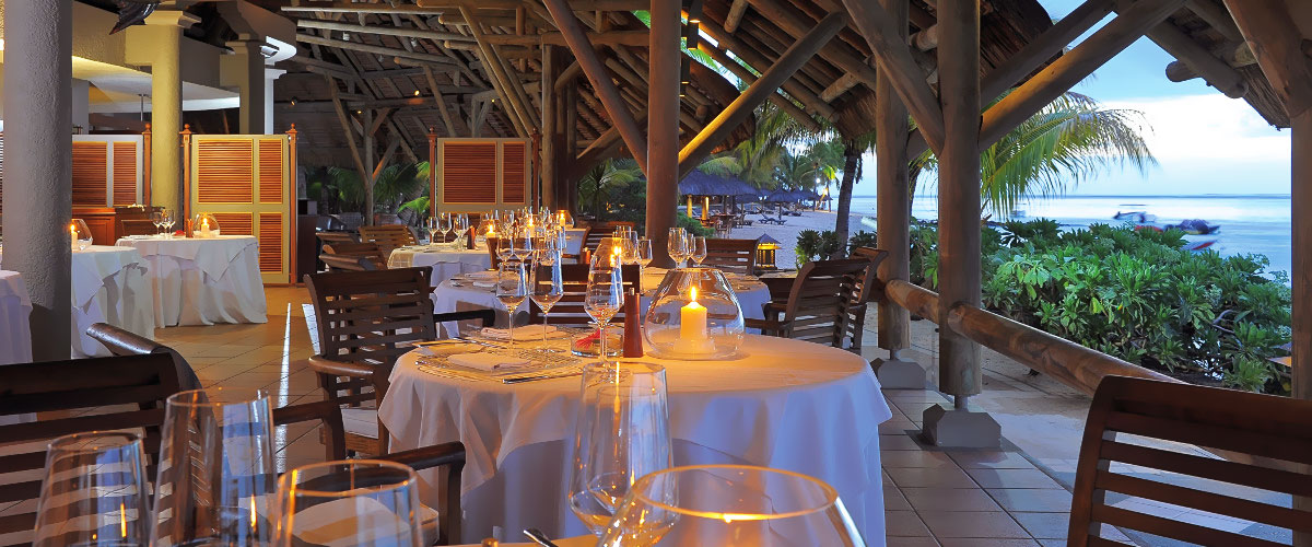 Mauritius - hotel Paradis Hotel & Golf Club, restauracja, ocean indyjski, tropical sun tours