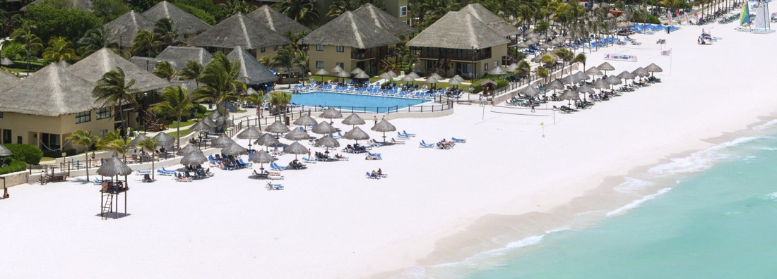 Meksyk - hotel Occidental Allegro Playacar, plaża Playa del Carmen, basen, bujne tropikalne ogrody, Karaiby, tropical sun