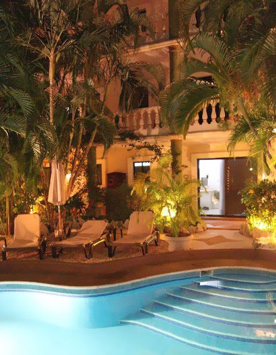 Meksyk - hotel Aventura Mexicana, basen, tropical sun
