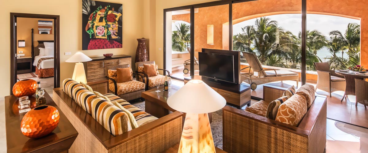 Meksyk - hotel Barcelo Maya Palace Deluxe Club Premium, apartament Presidential Suite Ocean Front Club Premium, tropical sun tours