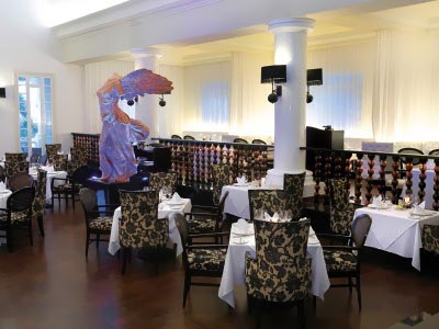 Meksyk - hotel Barcelo Maya Palace Deluxe Club Premium, elegancka restauracja, tropical sun