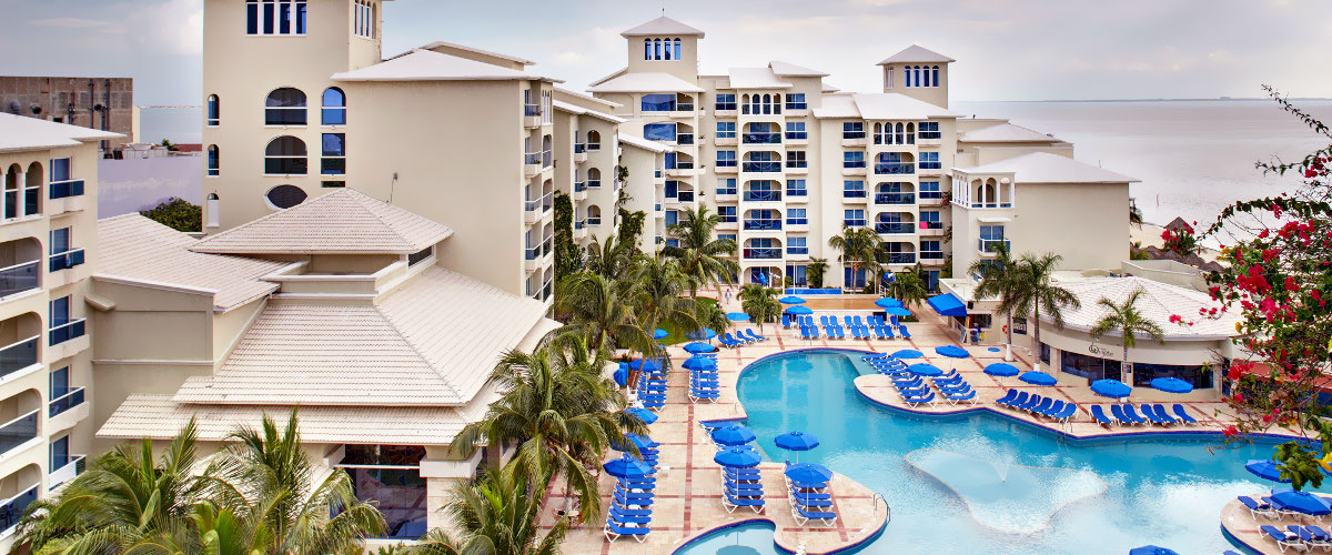 Meksyk - hotel Barcelo Costa Cancun, basen, tropical sun tours