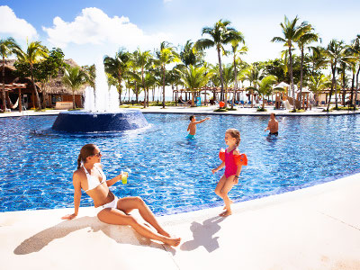 Meksyk - hotel Barcelo Maya Beach, basen, wakacje meksyk, wakacje z rodziną, tropical sun tours