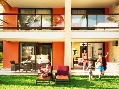 Meksyk - hotel Barcelo Maya Beach, apartament, ogród, tropical sun tours