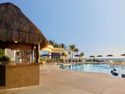 Meksyk - hotel Barcelo Tucancun Beach, basen, Morze Karaibskie, Tropical Sun Tours