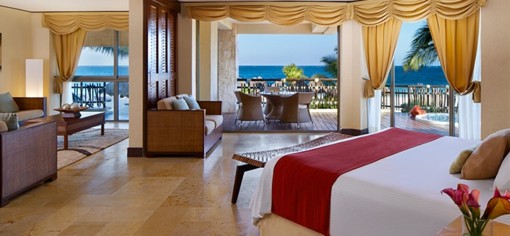 Meksyk - hotel Dreams Riviera Cancun, apartament Preferred Club Ocean Front Governor Suite, tropical sun