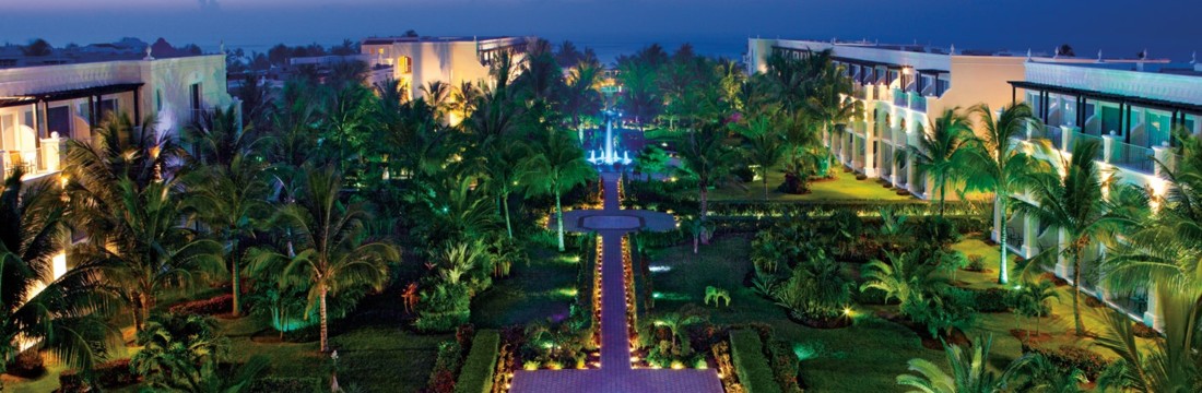 Meksyk - hotel Dreams Tulum, bujne tropikalne ogrody, tropical sun