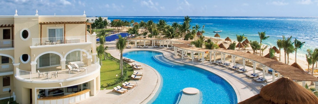 Meksyk - hotel Dreams Tulum, baseny, Riwiera Majów, Tulum, Morze Karaibskie, tropical sun