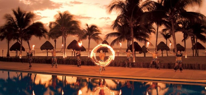 Meksyk - hotel Dreams Tulum, pokazy na żywo, rozrywka, basen, tropical sun