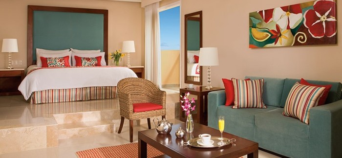 Meksyk - hotel Now Jade Riviera Cancun, pokój, tropical sun