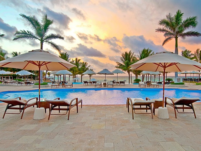 Meksyk - hotel Occidental Royal Hideaway Playacar, basen, Morze Karaibskie, wakacje meksyk, tropical sun