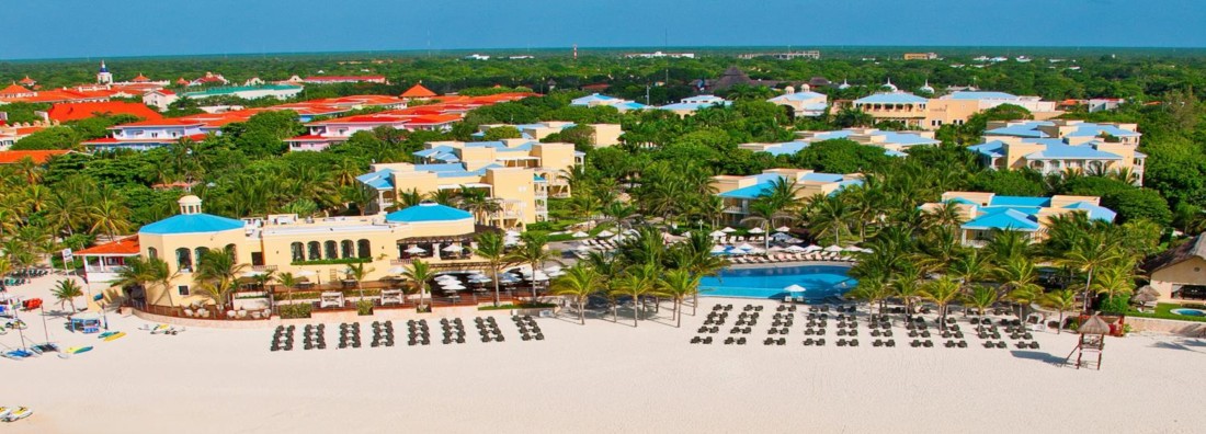 Meksyk - hotel Occidental Royal Hideaway Playacar, plaża Playa del Carmen, tropikalna roślinność, basen, tropical sun