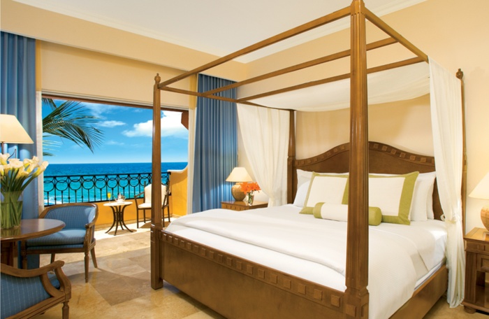 Meksyk - hotel Secrets Capri Riviera Cancun, pokój Preferred Club Deluxe Ocean View, tropical sun