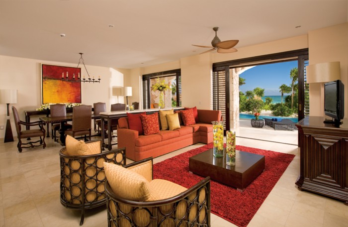 Meksyk - hotel Secrets Maroma Beach Riviera Cancun, pokój Presidential Suite Swim-Out, tropical sun