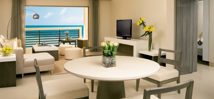 Meksyk - hotel Secrets Silversands Riviera Cancun, pokój Preferred Club Master Suite, tropical sun