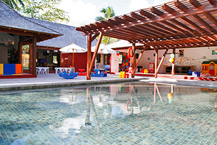 Seszele - hotel Constance Ephélia, Children's Club dla dzieci, tropical sun