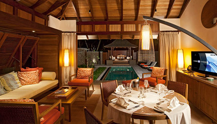Seszele - hotel Constance Ephélia, Family Villa, pokój, tropical sun