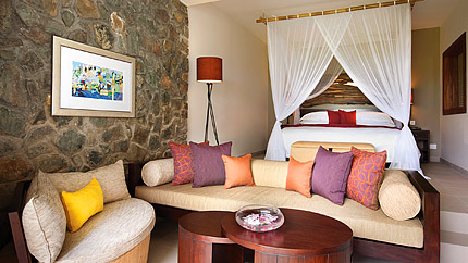 Seszele - hotel Kempinski Seychelles Resort, pokój Deluxe Beachside, tropical sun