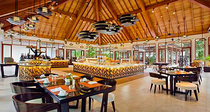 Seszele - hotel Hilton Seychelles Labriz Resort & Spa, restauracja Cafe Dauban, Tropical Sun Tours