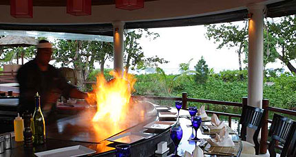 Seszele - hotel Hilton Seychelles Labriz Resort & Spa, restauracja Teppanyaki, Tropical Sun Tours