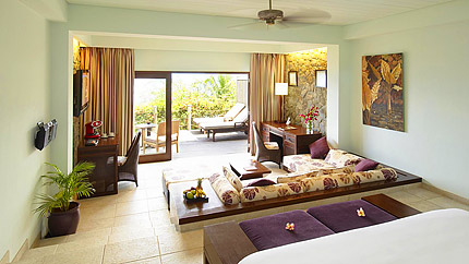 Seszele - hotel Le Méridien Fisherman`s Cove, pokój Junior Suite Ocean View, tropical sun