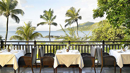 Seszele - hotel Le Méridien Fisherman`s Cove, restauracja Le Cardinal, tropical sun