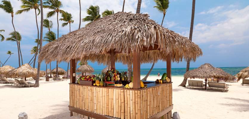 Dominikana - hotel Paradisus Palma Real Golf & Spa Resort, bar plażowy, tropical sun