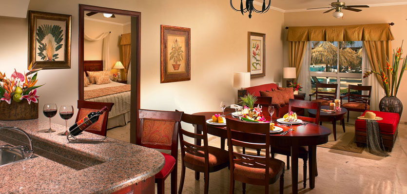 Dominikana - hotel Paradisus Palma Real Golf & Spa Resort, pokój One Bedroom Master Suite Garden View, tropical sun