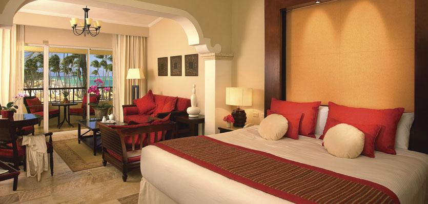 Dominikana - hotel Paradisus Palma Real Golf & Spa Resort, pokój Royal Service Ocean Front View Suite, tropical sun