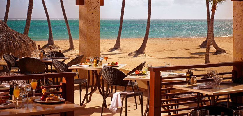 Dominikana - hotel Paradisus Palma Real Golf & Spa Resort, restauracja Market Grill, tropical sun