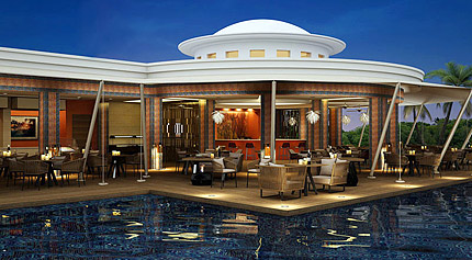 Seszele - hotel Savoy Resort & Spa, bar basenowy, tropical sun