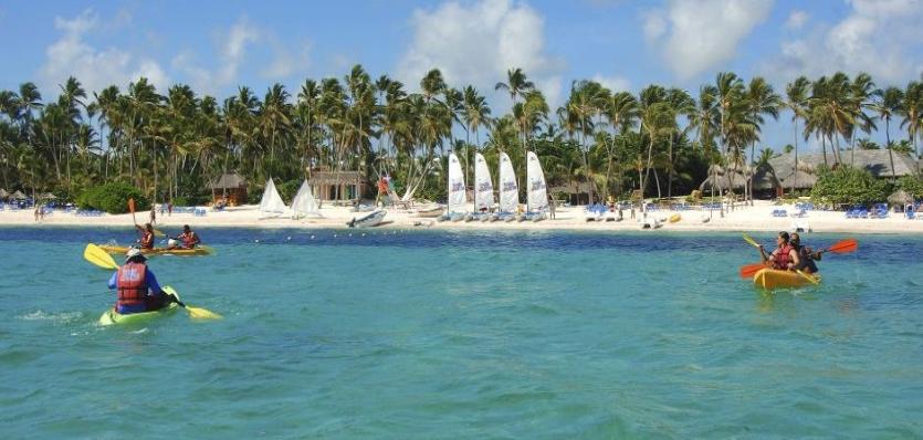 Dominikana - hotel The LEVEL at Melia Caribe Tropical, sporty wodne, kajaki, tropical sun